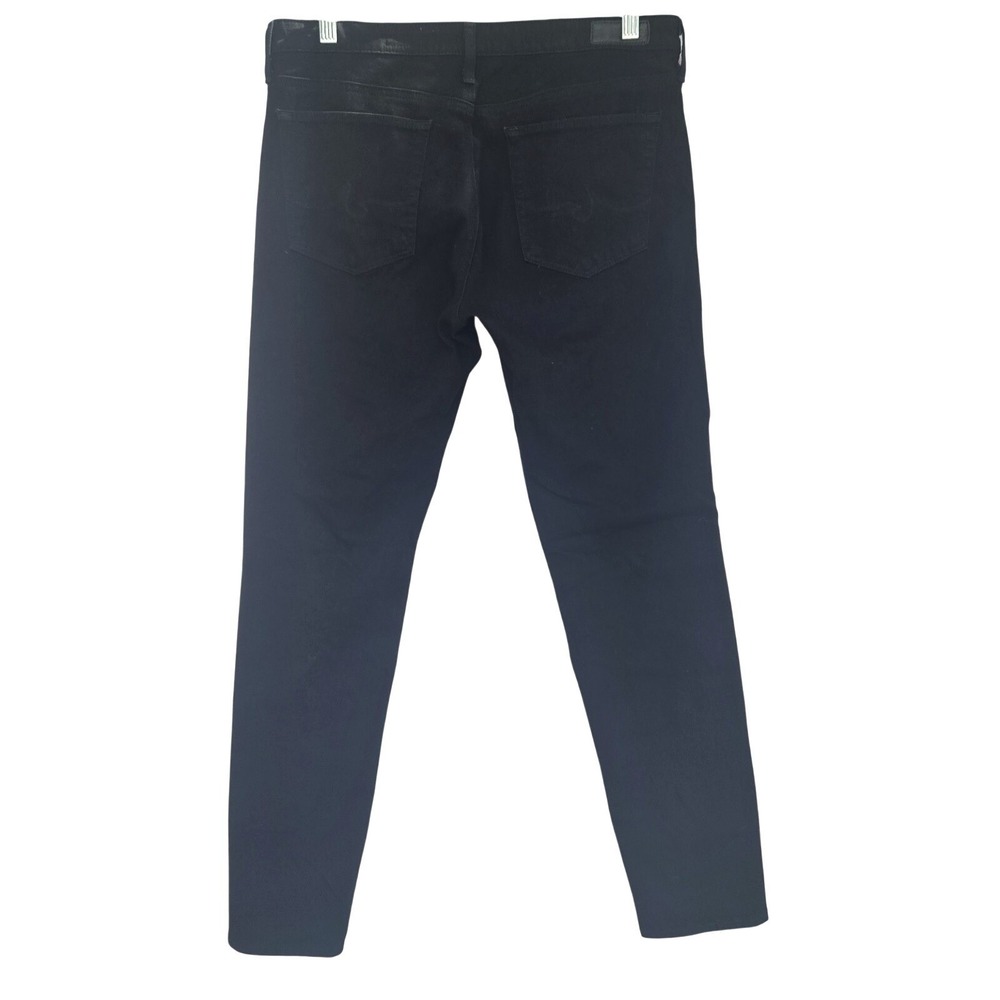 AG The‎ Prima Cigarette Leg Jeans Women's Size 30 R Black Stretch Denim
